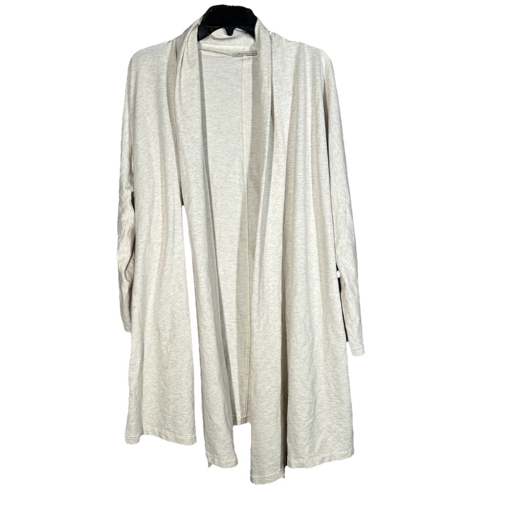 Peter Millar Cardigan Womens Medium  Cream Ivory Knit Open Front Cotton Blend